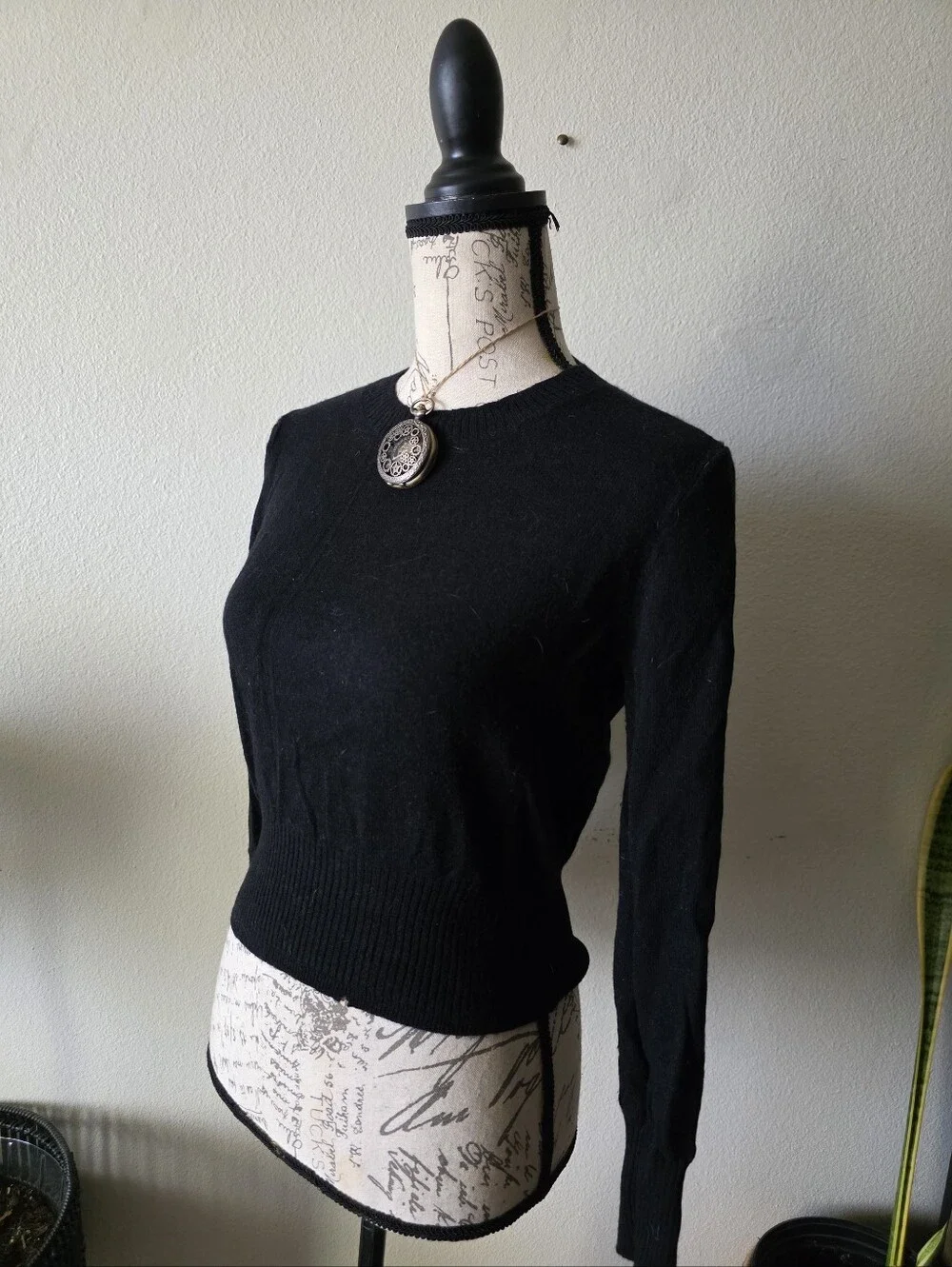 J Crew Cashmere Shrunken Crewneck Sweater - S